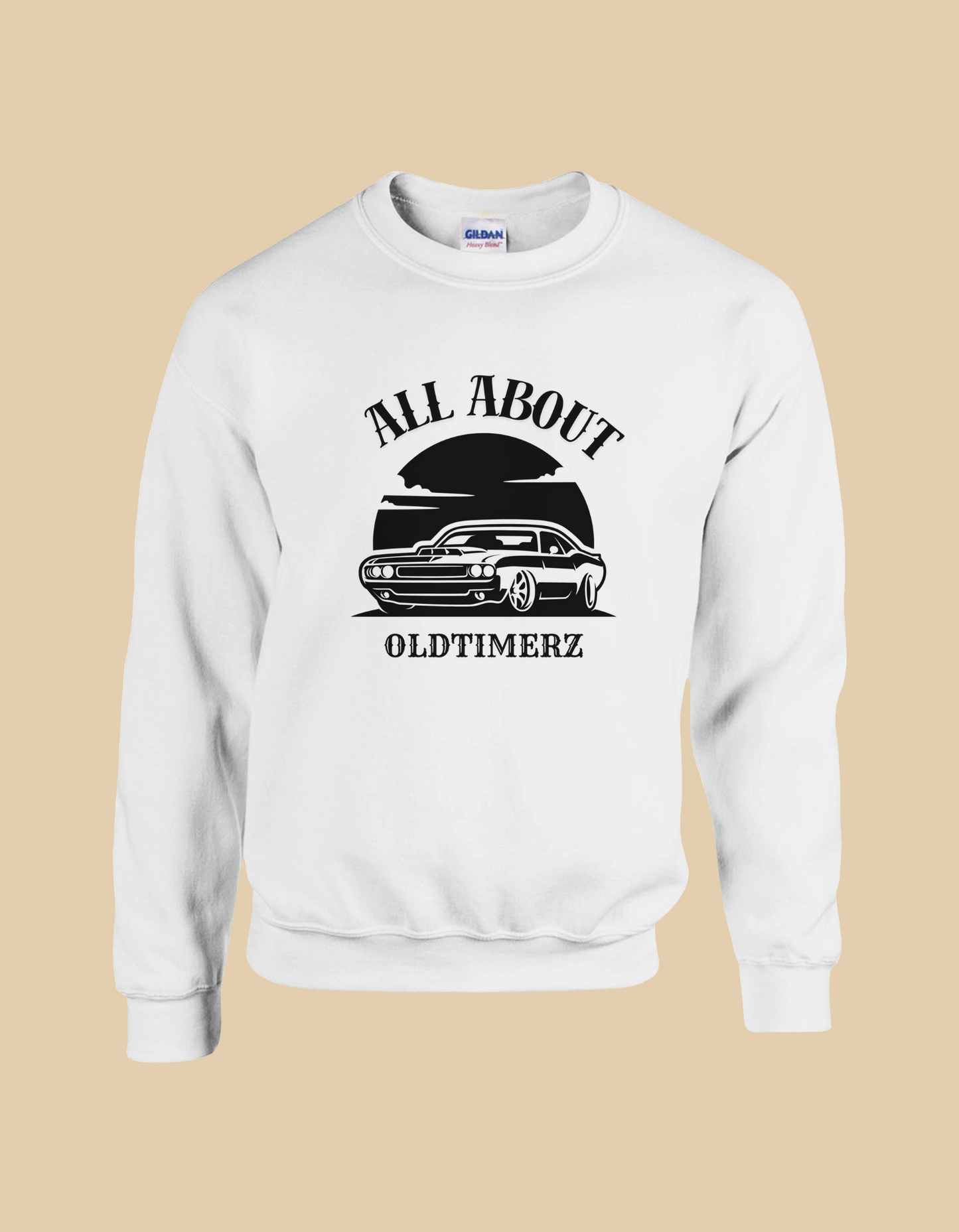 Unisex Heavy Blend™ Crewneck Sweatshirt | "All about Oldtimerz"