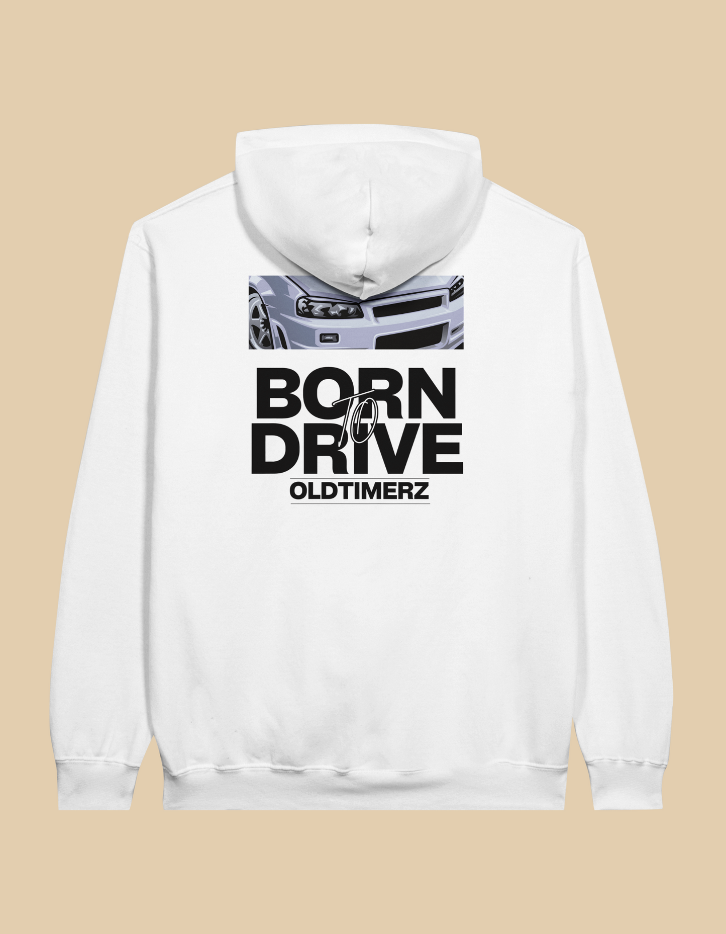 Unisex Midweight Softstyle Fleece Hoodie  | "Born to drive"