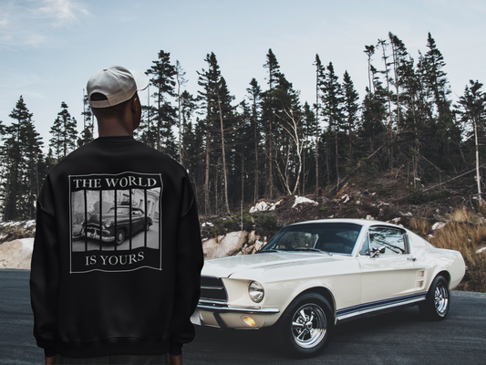 Unisex Heavy Blend™ Crewneck Sweatshirt | "The World is Yours"
