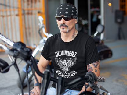 Heavyweight Unisex Crewneck T-shirt | "Motorcycle Club"