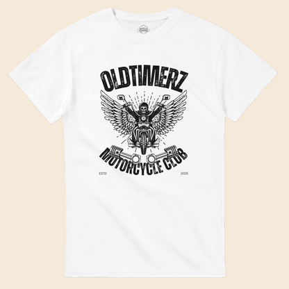 Heavyweight Unisex Crewneck T-shirt | "Motorcycle Club"